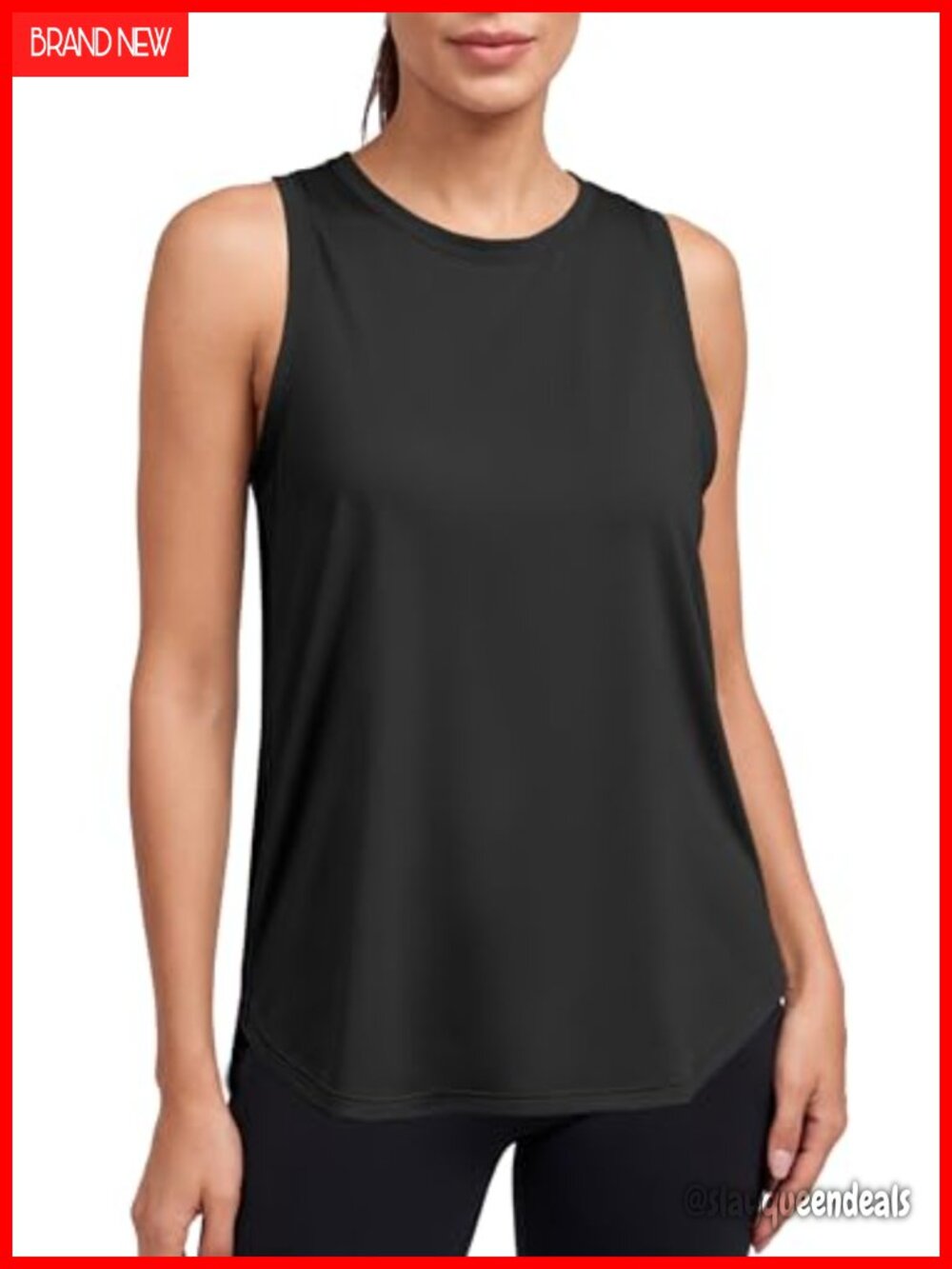Women's Quick Dry Athletic Tank Top Sleeveless Workout Yoga Gym Shirt
